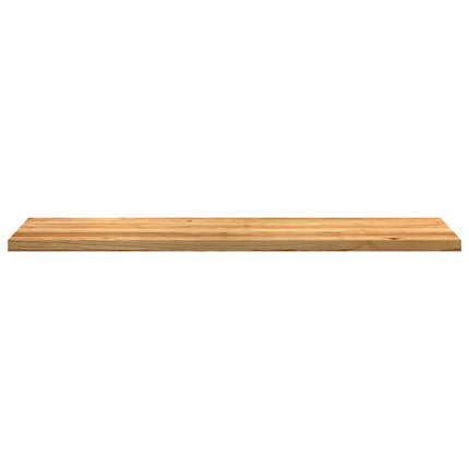 vindueskarme 2 stk lysebrun 160x40x2 cm massivt egetræ