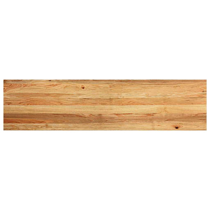 vindueskarme 2 stk lysebrun 160x40x2 cm massivt egetræ