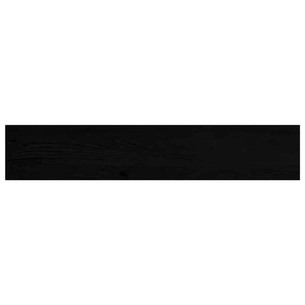 vindueskarme 2 stk brunsort 80x15x2 cm massivt egetræ