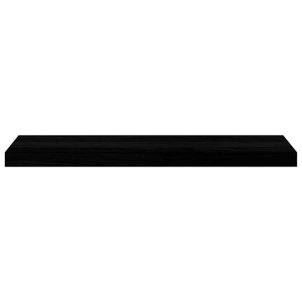 vindueskarme 2 stk brunsort 80x20x2 cm massivt egetræ