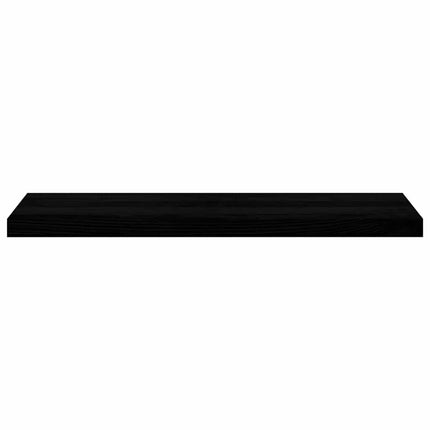 vindueskarme 2 stk brunsort 90x25x2 cm massivt egetræ