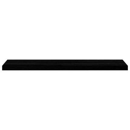 vindueskarme 2 stk brunsort 110x25x2 cm massivt egetræ