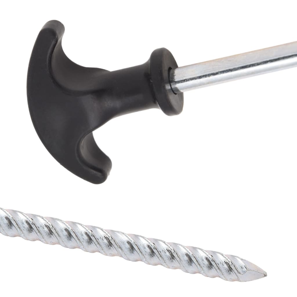 teltpløkker 24 stk. 17 cm Ø7 mm galvaniseret stål