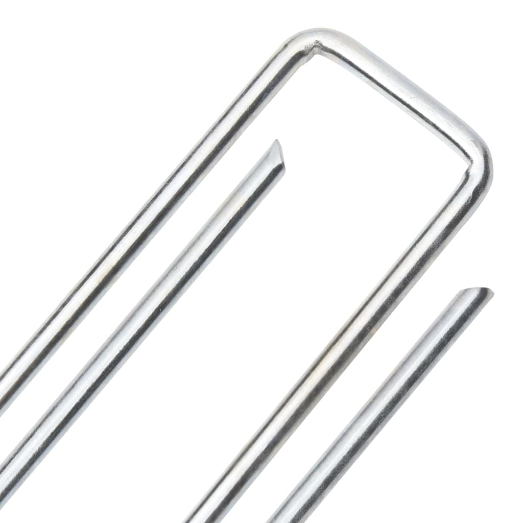 jordpløkker 50 stk. U-facon 20x4 cm galvaniseret stål