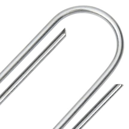 jordpløkker 25 stk. U-facon 15x3,5 cm galvaniseret stål