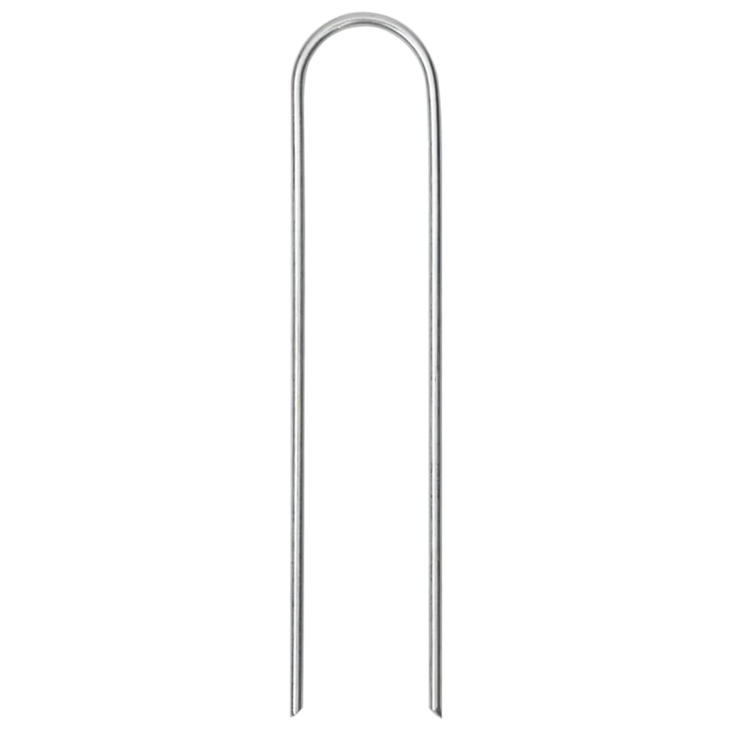 jordpløkker 50 stk. U-facon 15x3,5 cm galvaniseret stål