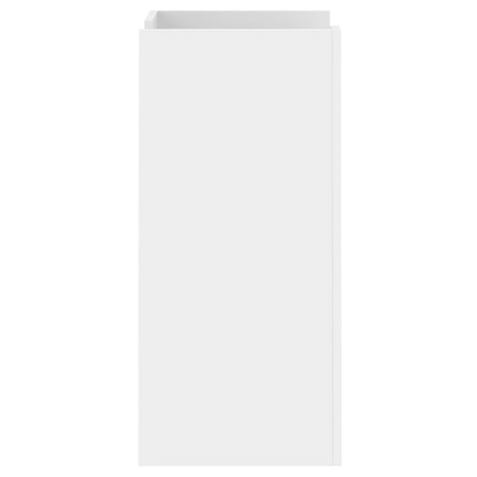 skænk 45x35x75 cm konstrueret træ hvid
