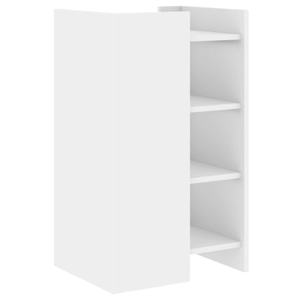 skænk 45x35x75 cm konstrueret træ hvid
