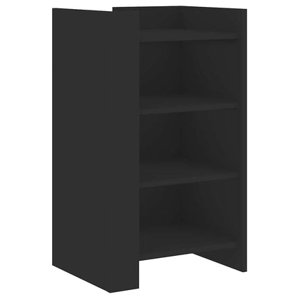 skænk 45x35x75 cm konstrueret træ sort