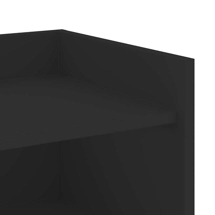 skænk 45x35x75 cm konstrueret træ sort