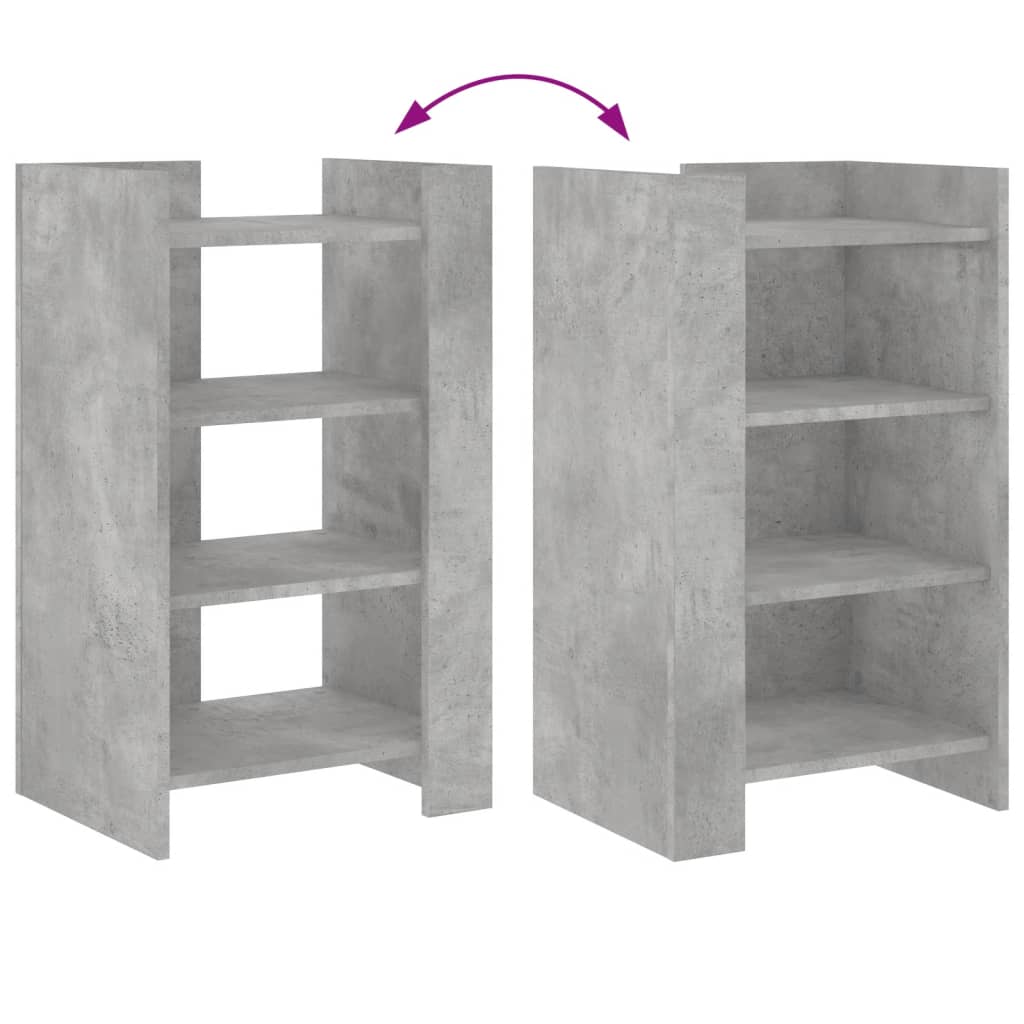 skænk 45x35x75 cm konstrueret træ betongrå