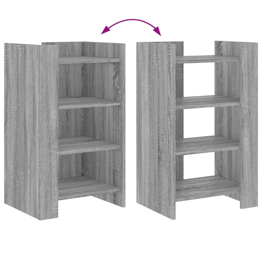 skænk 45x35x75 cm konstrueret træ grå sonoma-eg