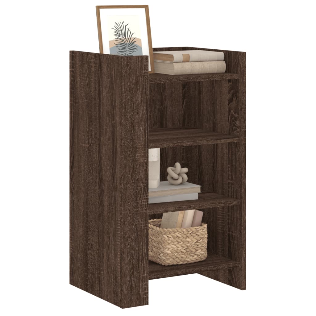 skænk 45x35x75 cm konstrueret træ brun egetræsfarve