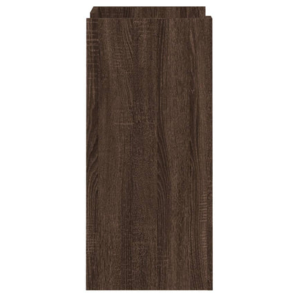 skænk 45x35x75 cm konstrueret træ brun egetræsfarve