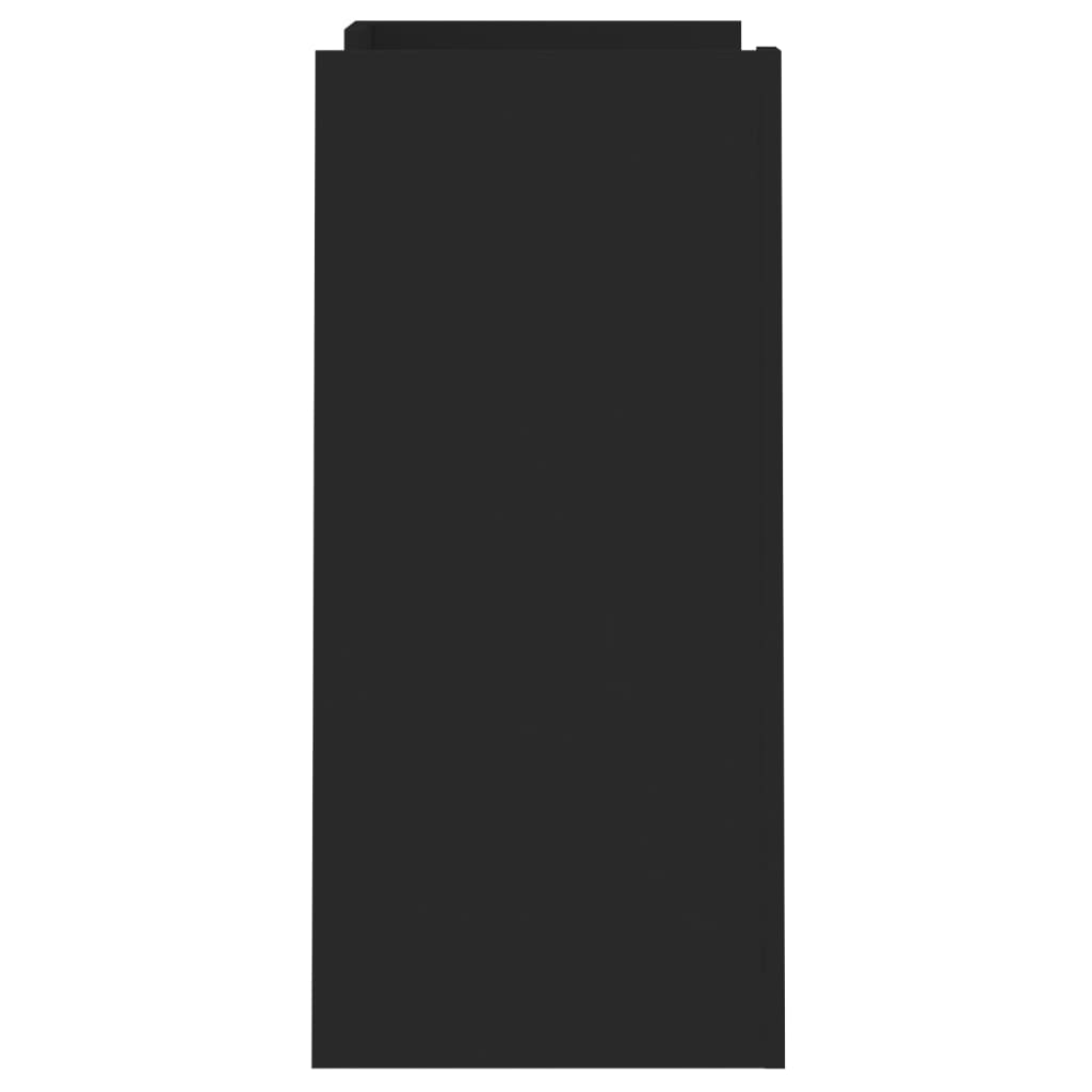 skænk 73,5x35x75 cm konstrueret træ sort