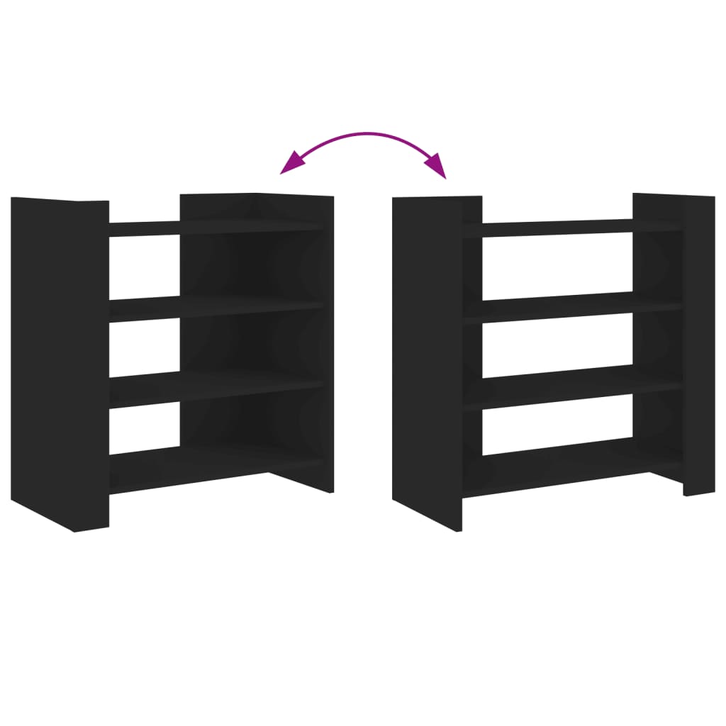 skænk 73,5x35x75 cm konstrueret træ sort