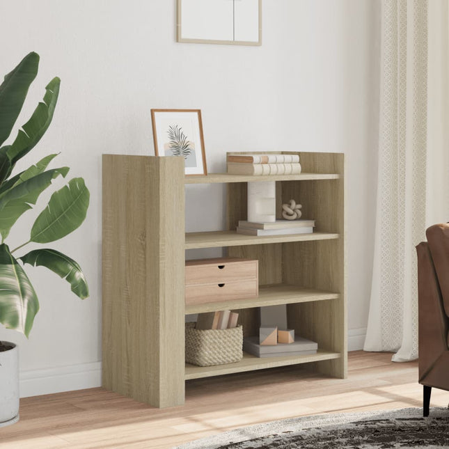 skænk 73,5x35x75 cm konstrueret træ sonoma-eg