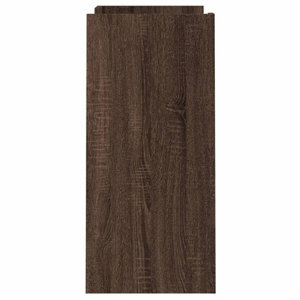 skænk 73,5x35x75 cm konstrueret træ brun egetræsfarve