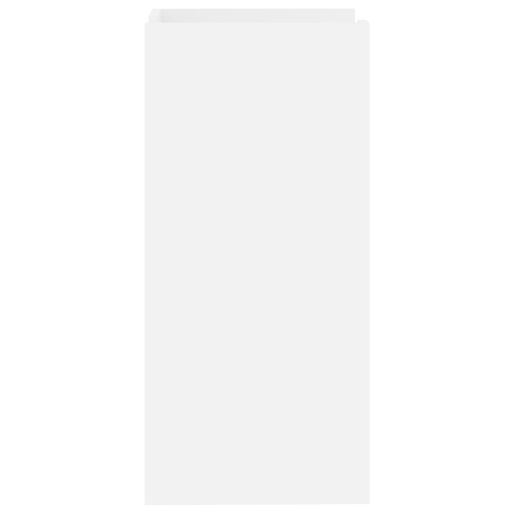 skænk 45x35x75 cm konstrueret træ hvid