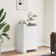 skænk 45x35x75 cm konstrueret træ hvid