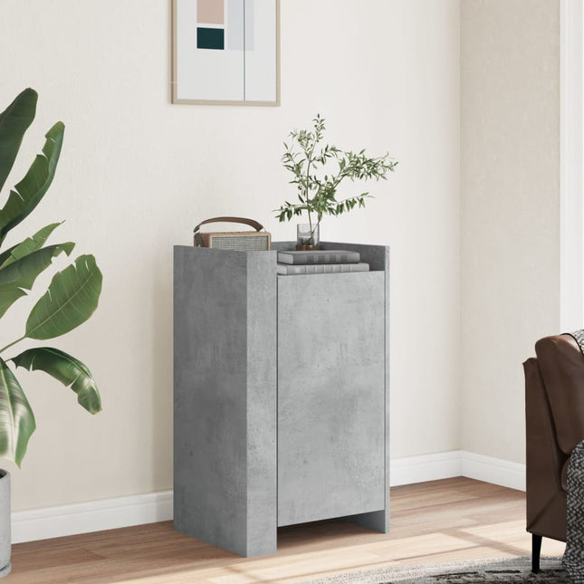 skænk 45x35x75 cm konstrueret træ betongrå