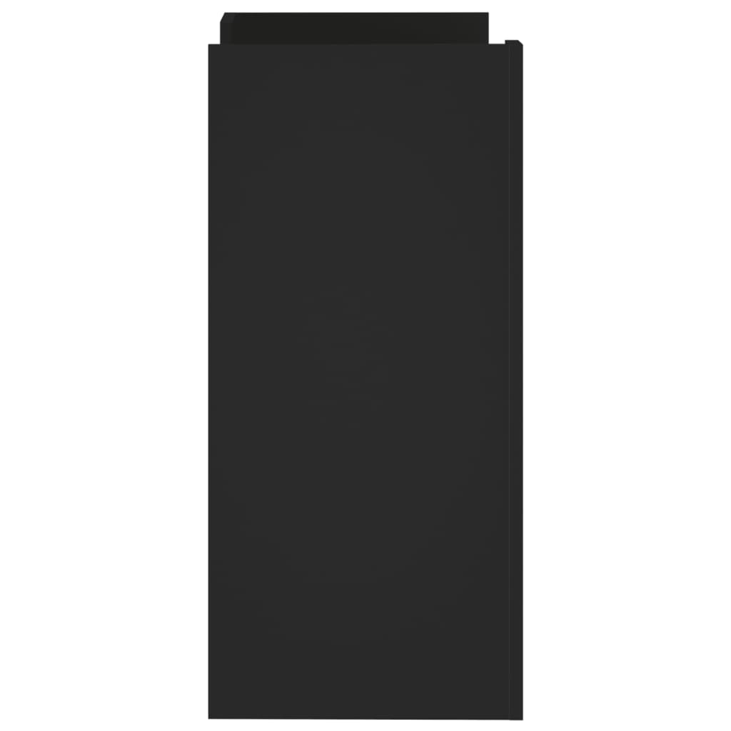 skænk 73,5x35x75 cm konstrueret træ sort