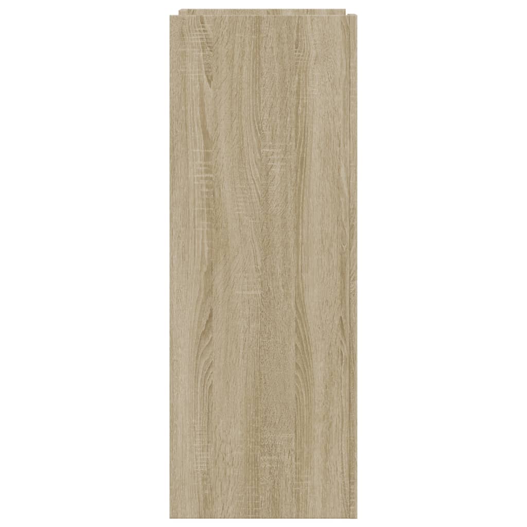 skoreol 74,5x37,5x100 cm konstrueret træ sonoma-eg