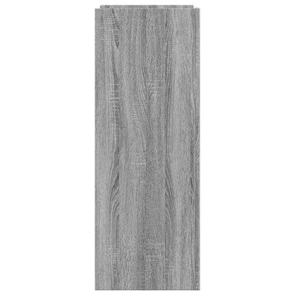 skoskab 74,5x37,5x100 cm konstrueret træ grå sonoma-eg