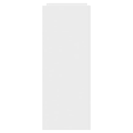 konsolbord 100x35x90 cm konstrueret træ hvid