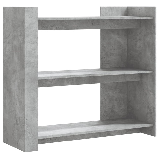 konsolbord 100x35x90 cm konstrueret træ betongrå