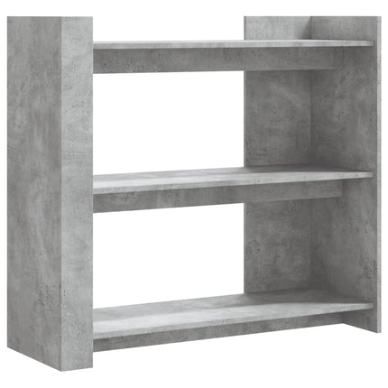 konsolbord 100x35x90 cm konstrueret træ betongrå