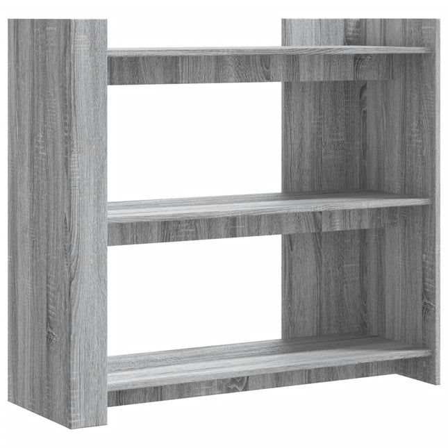 konsolbord 100x35x90 cm konstrueret træ grå sonoma-eg