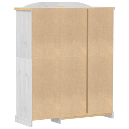 klædeskab Corona 151,5x52x186 cm massivt fyrretræ
