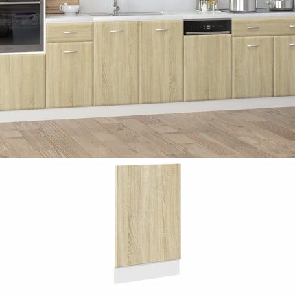 opvaskemaskinepanel Sonoma eg 45x3x67 cm konstrueret træ