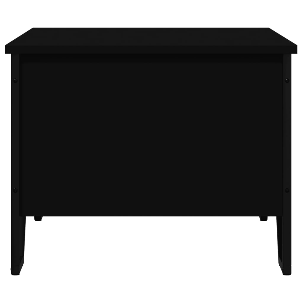 sofabord 100x51x40 cm konstrueret træ sort