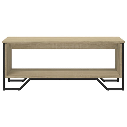 sofabord 100x51x40 cm konstrueret træ sonoma-eg