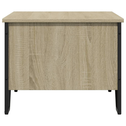 sofabord 100x51x40 cm konstrueret træ sonoma-eg