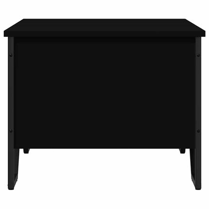 sofabord 75x51x40 cm konstrueret træ sort