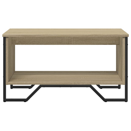 sofabord 75x51x40 cm konstrueret træ sonoma-eg