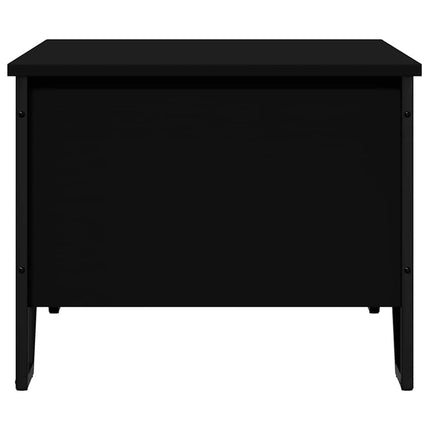 sofabord 100x51x40 cm konstrueret træ sort