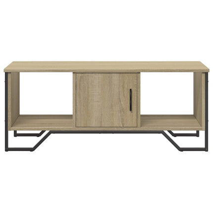 sofabord 100x51x40 cm konstrueret træ sonoma-eg