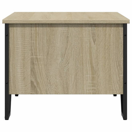 sofabord 100x51x40 cm konstrueret træ sonoma-eg