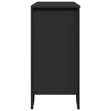 skænk 79,5x35,5x74,5 cm konstrueret træ brun egetræsfarve