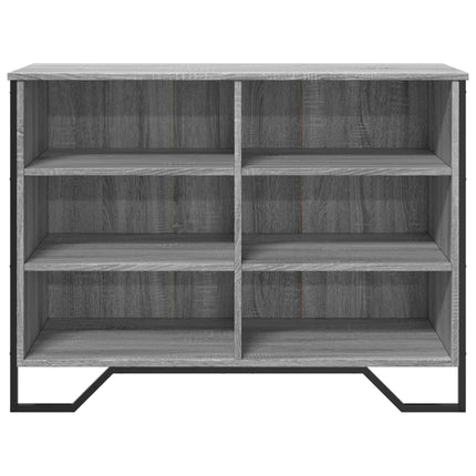 skænk 101x35,5x74,5 cm konstrueret træ grå sonoma-eg