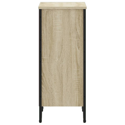 bogreol 50x31x74,5 cm konstrueret træ sonoma-eg