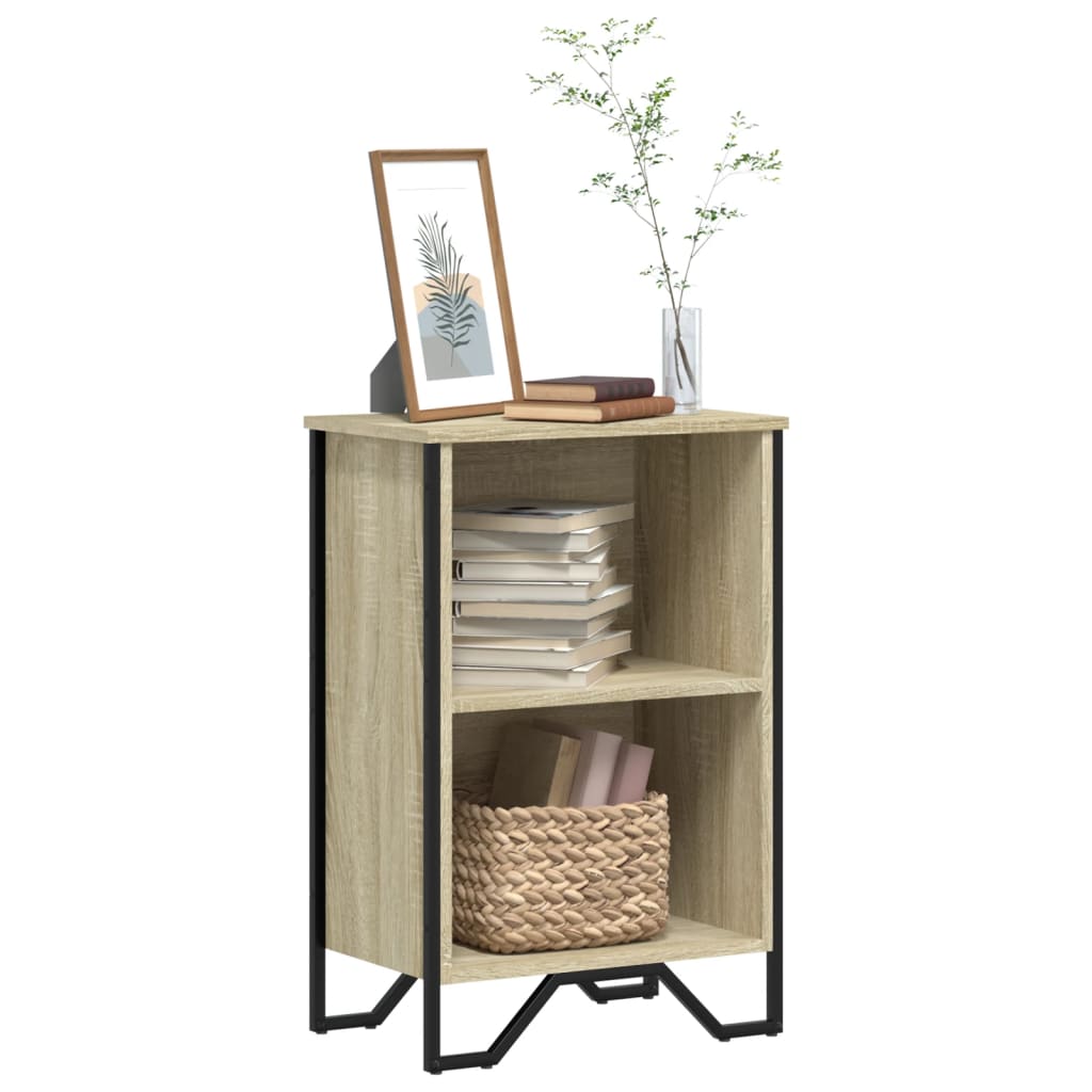 Bogreol 50X31X74,5 Cm Konstrueret Træ Sonoma-Eg - 50 cm / 74.5 cm