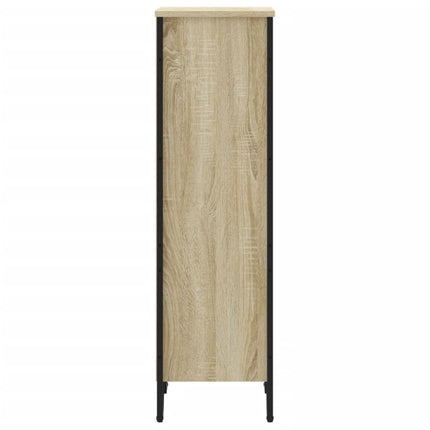 bogreol 50x31x106 cm konstrueret træ sonoma-eg