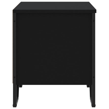 skoreol 90x38x45,5 cm konstrueret træ sort