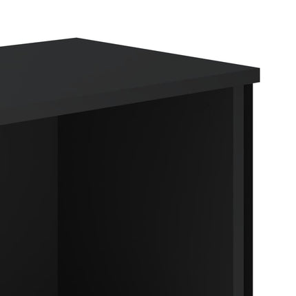 skoreol 90x38x45,5 cm konstrueret træ sort