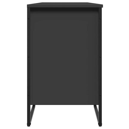 skoreol 90x38x45,5 cm konstrueret træ sort